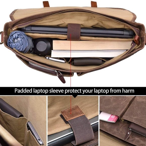 NWT Newhey 15.6" satchel shoulder bag - Picture 4 of 8